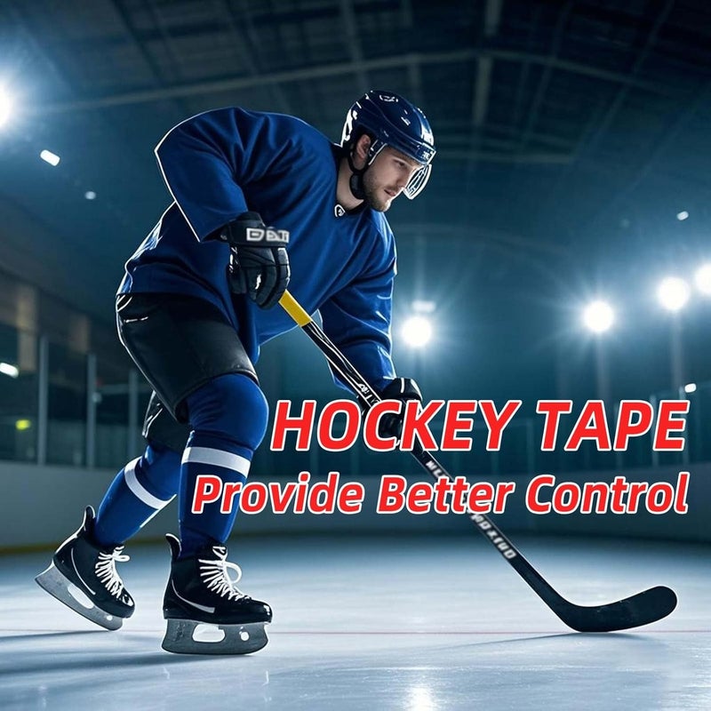 Magsaddle 2 Rolls Hockey Tape, Multipurpose Cloth Tape Grip Tape for Lacrosse Stick, Baseball & Softball Bats, Rackets, Pullup Bars, Gardening Tools, Gym, Sports Handle - Image 5